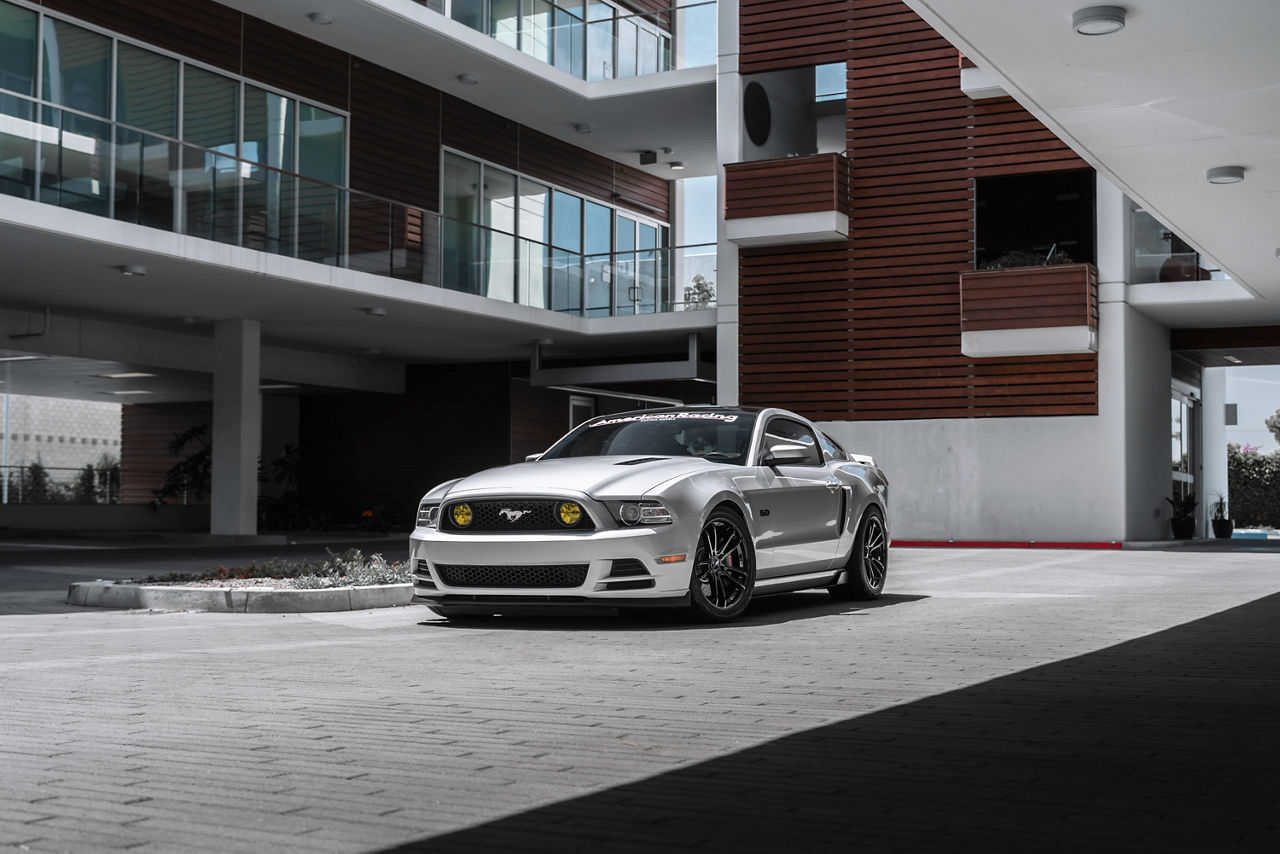 2013 Ford Mustang GT Performance - American Racing MACH FIVE - Black